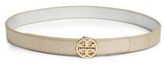 Thumbnail for your product : Tory Burch Reversible Leather Logo Belt