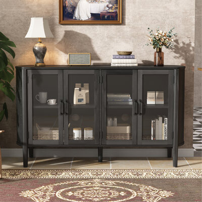 Latitude Run Storage Cabinet In The Entrance To The Living And Dining Room, Large Size, 34 Doors, Stylish Style