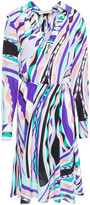 Thumbnail for your product : Emilio Pucci Pleated Printed Silk Crepe De Chine Dress