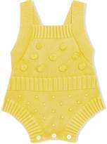 Thumbnail for your product : Burberry Kids Contrast Knit Cotton Playsuit