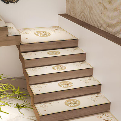 Infinity Non Slip Washable Stair Treads For Home Use Slip Resistant Stair Pads That Are Easy To Clean