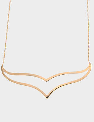 ginette_ny Wise 18-karat rose gold necklace