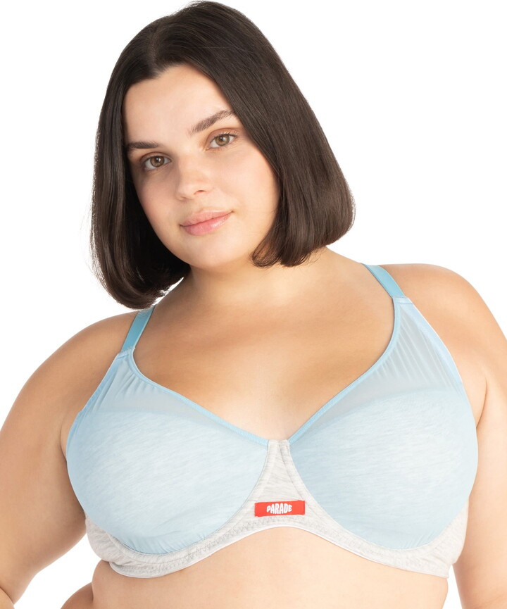 Parade Women’s Modal and Mesh High Apex Underwire Bra, Sizes S-3XL
