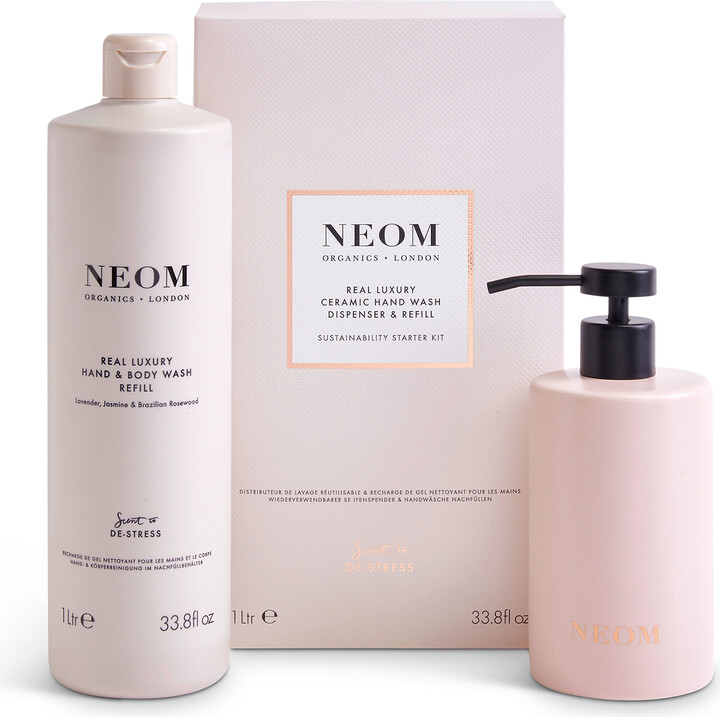 Neom Real Luxury Hand Wash Ceramic Dispenser & Refill ShopStyle Body