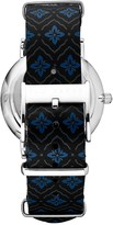 Thumbnail for your product : Ted Baker Men's Printed Leather Strap Watch