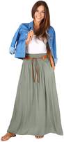 Thumbnail for your product : KRISP 4809-TAU-LXL: Tie Belted Boho Maxi Skirt