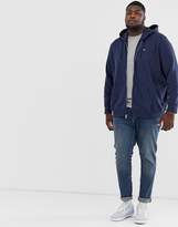 Thumbnail for your product : Levi's Big & Tall small batwing logo classic zip through hoodie in navy