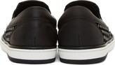 Thumbnail for your product : Jimmy Choo Black Velvet & Rubber Stud Grove Slip-On Sneakers