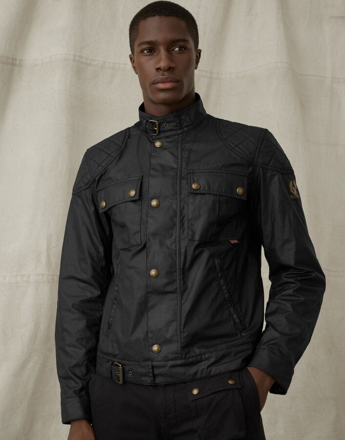 Belstaff Wax Jacket Mens | Shop the world's largest collection of fashion |  ShopStyle