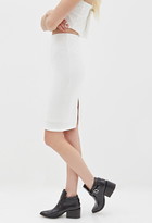 Thumbnail for your product : Forever 21 Textured Geo Midi Skirt