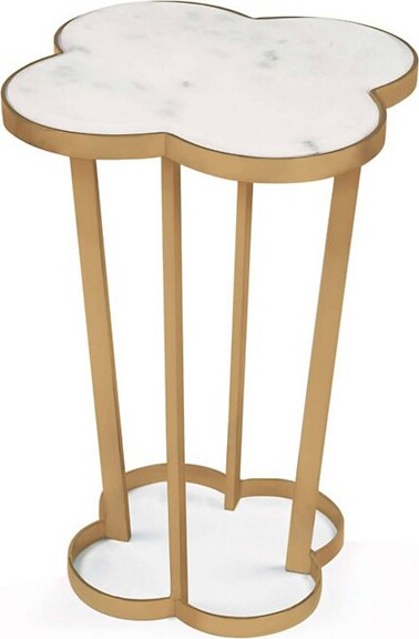 REGINA ANDREW Clover Table in Brass