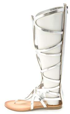 Naughty Monkey Womens Spartacus Split Toe Casual Strappy Sandals.