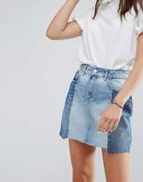 Thumbnail for your product : Pimkie Contrast Panel Denim Skirt