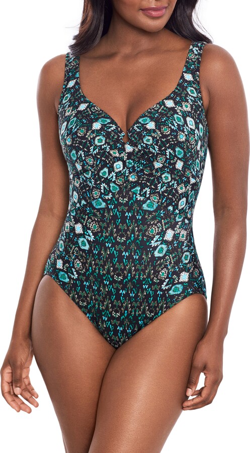 Miraclesuit Bijoux Escape Crisscross Underwire One-Piece Swimsuit