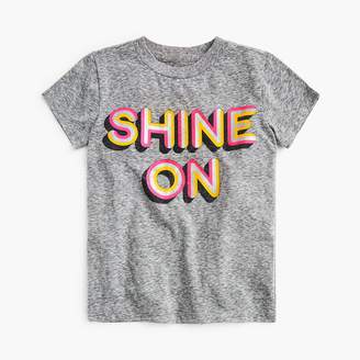 J.Crew Girls' "shine on" T-shirt