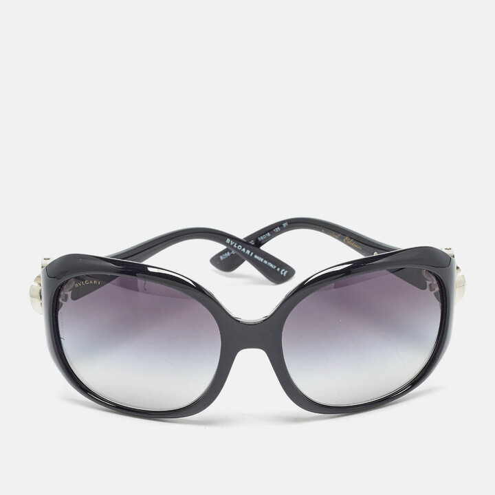 小物 BVLGARI sunglasses black gradation ring Bvlgari Black Gradient Limited Edition Crystals Embellished