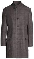 Thumbnail for your product : Bugatti Plaid Wool-Blend Coat