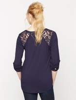 Thumbnail for your product : A Pea in the Pod Daniel Rainn Lace Maternity Top