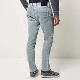 Thumbnail for your product : River Island Light blue wash Dylan slim jeans