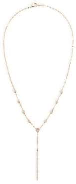 Lana Flawless 14K Yellow Gold & Diamond Disc Chime Lariat Necklace