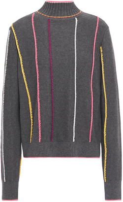 Rag & Bone Embroidered Cotton-blend Turtleneck Sweater