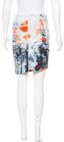 Thumbnail for your product : Bec & Bridge Asymmetrical Printed Skirt w/ Tags