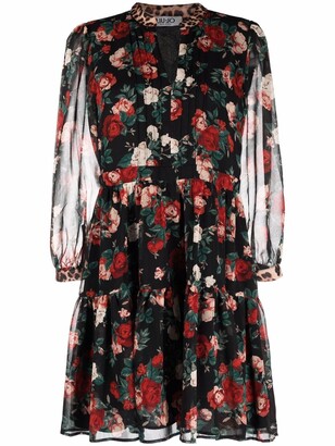 Liu Jo Floral-Print Smock Dress