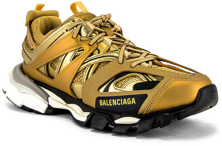 all gold balenciaga sneakers