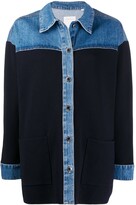 Thumbnail for your product : Sandro Knitted Panel Shirt