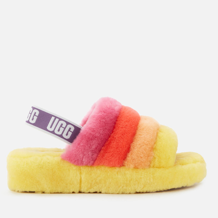 rainbow ugg slippers