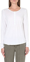 Thumbnail for your product : James Perse Henley cotton top