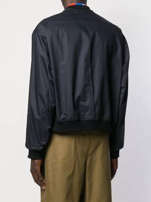 Jil Sander front zip bomber jacket