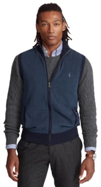 polo sweater vest big and tall