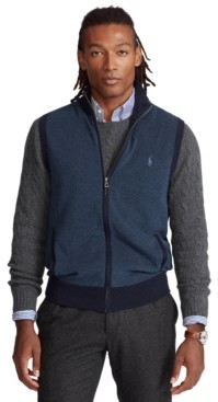polo ralph lauren big and tall sweater vest
