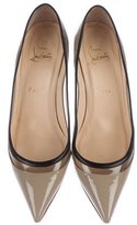 Thumbnail for your product : Christian Louboutin Patent Leather Pointed-Toe Pumps