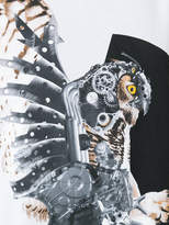 Thumbnail for your product : Neil Barrett mechanical owl print T-shirt