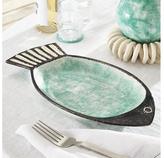 Thumbnail for your product : Crate & Barrel Fish Green Serving Bowl