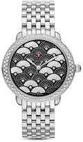 Thumbnail for your product : Michele Serein 16 Black Fan Diamond Dial Watch Head, 34mm