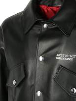 Thumbnail for your product : Valentino Calvin Klein Leather Jacket