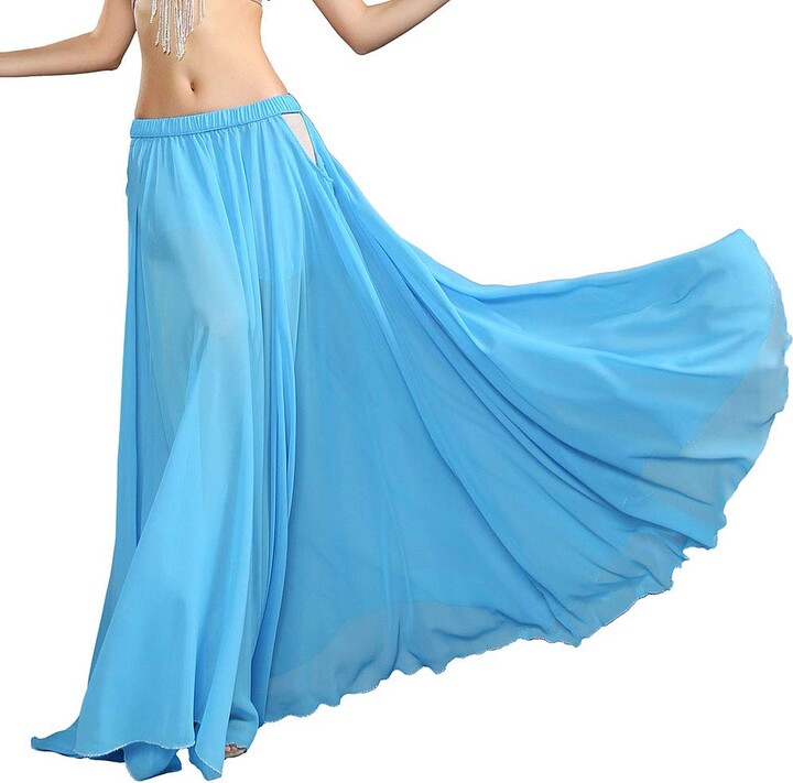 ROYAL SMEELA Hollow Out Bellydance Skirt for Women Oriental Belly Dance