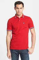 Thumbnail for your product : Psycho Bunny 'Wimbledon' Tipped Piqué Polo