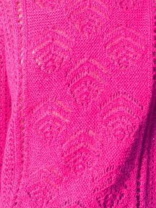 Rochas Embroidered Fitted Sweater