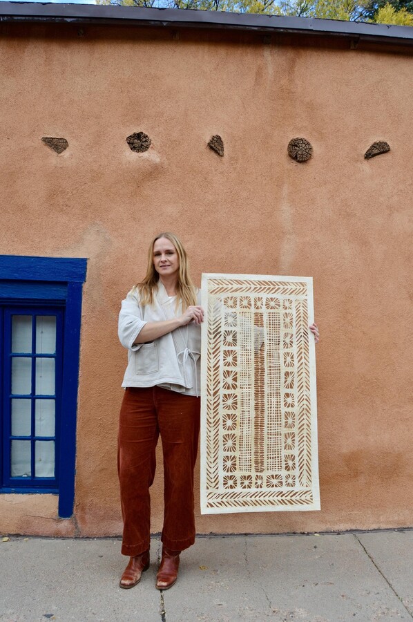 Handmade Mexican Amate Paper Wall Art - Xl Modern | Unframed