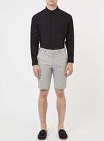 Thumbnail for your product : Topman Grey Textured Long Length Formal Shorts