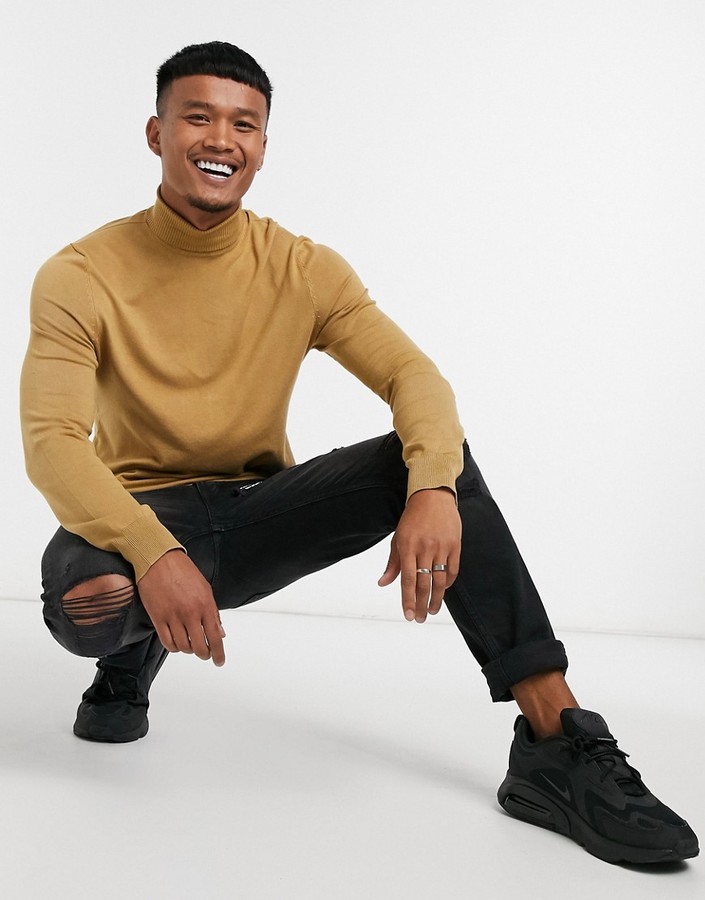 Bershka Men's Turtleneck Sweaters | Shop the world's largest collection of  fashion | ShopStyle