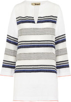 Thumbnail for your product : Lemlem Rucha striped cotton-blend gauze tunic