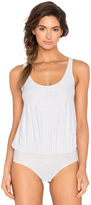Thumbnail for your product : Only Hearts Metallic Jersey Tank Bodysuit
