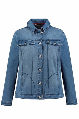 plus size yellow jean jacket