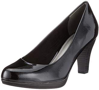 Marco Tozzi Women's 22409 Closed Toe Heels, (Black Patent 018)