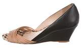Thumbnail for your product : Loeffler Randall Leather Wedge Pumps